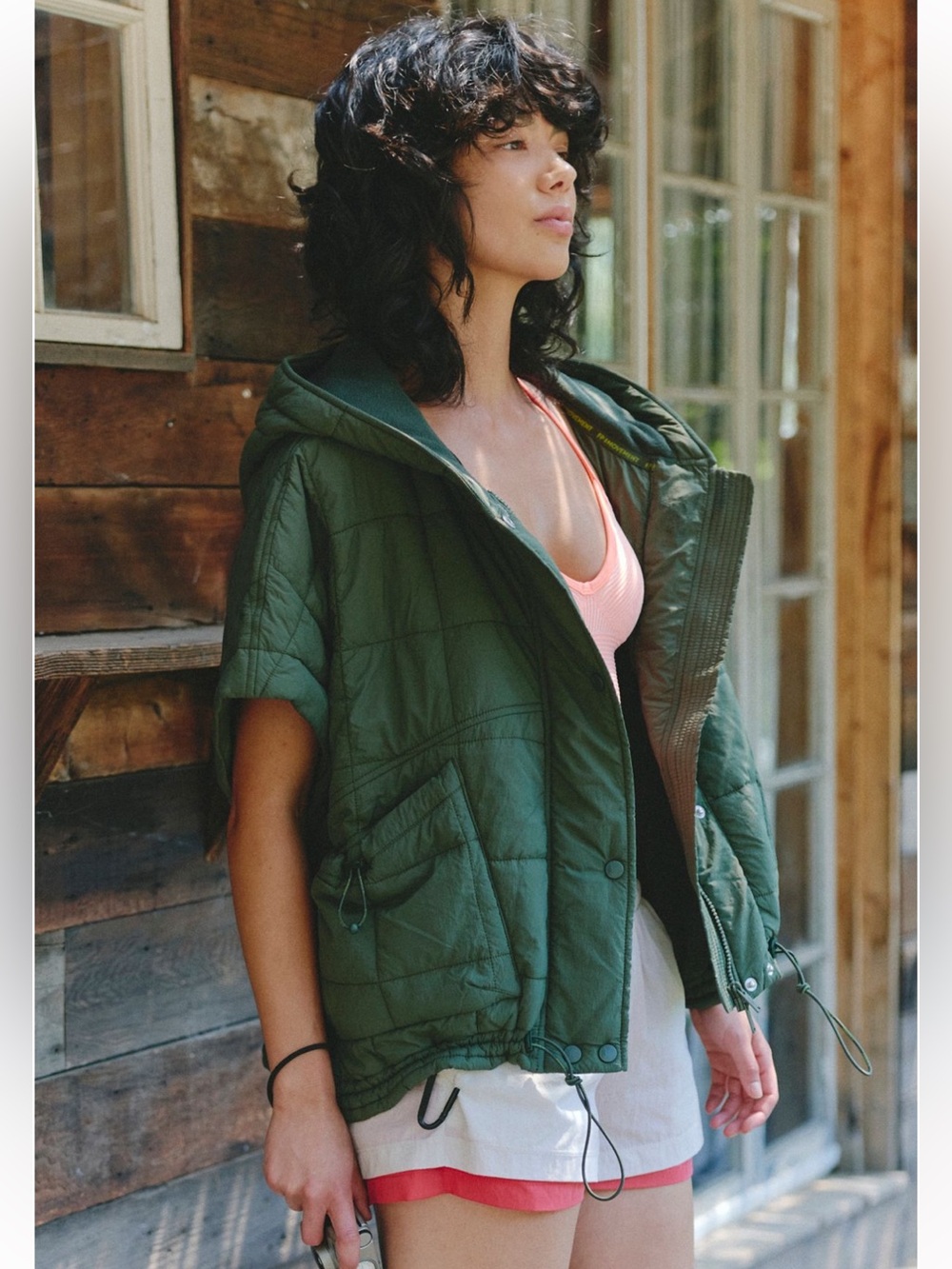 FP Movement Happy Trails Poncho-ivy-XS-NWT